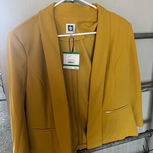 Anne Klein Golden Blazer NWT